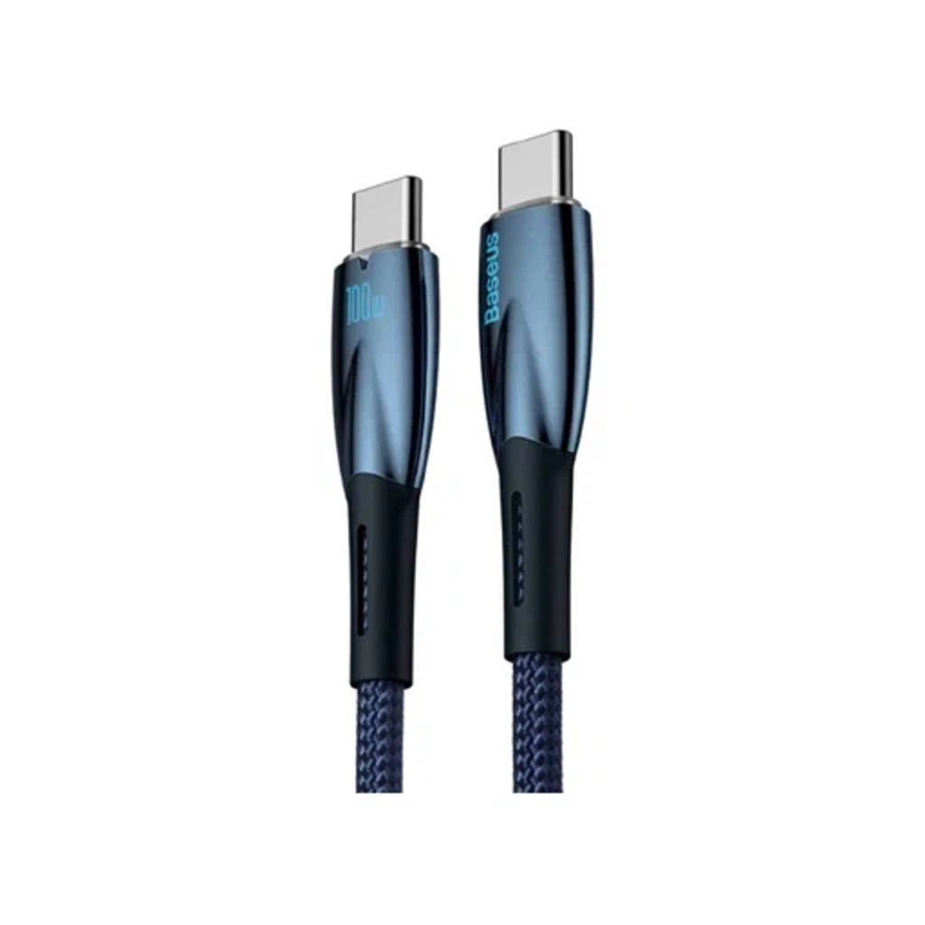 Кабель Baseus Glimmer Series Fast Charging Data Cable Type-C to Type-C 100W
